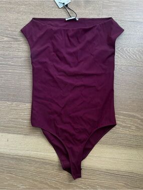 Zara Maroon Bodysuit